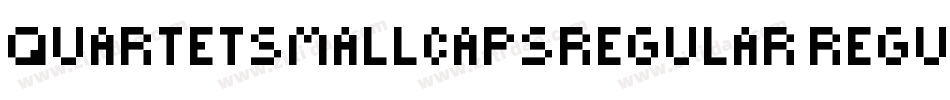 QuartetSmallcapsRegular Regular字体转换